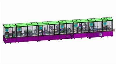 पूर्ण-टैब बैटरी असेंबली लाइन